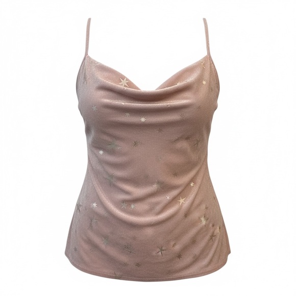 torrid Tops - Torrid Starry Pink Shimmer Tank Top